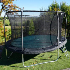Montere ny Trampoline JumpKing Oval Combo 3,7 x 4,9m